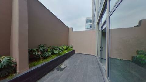 Departamento con terraza privada en Condesa Sur 