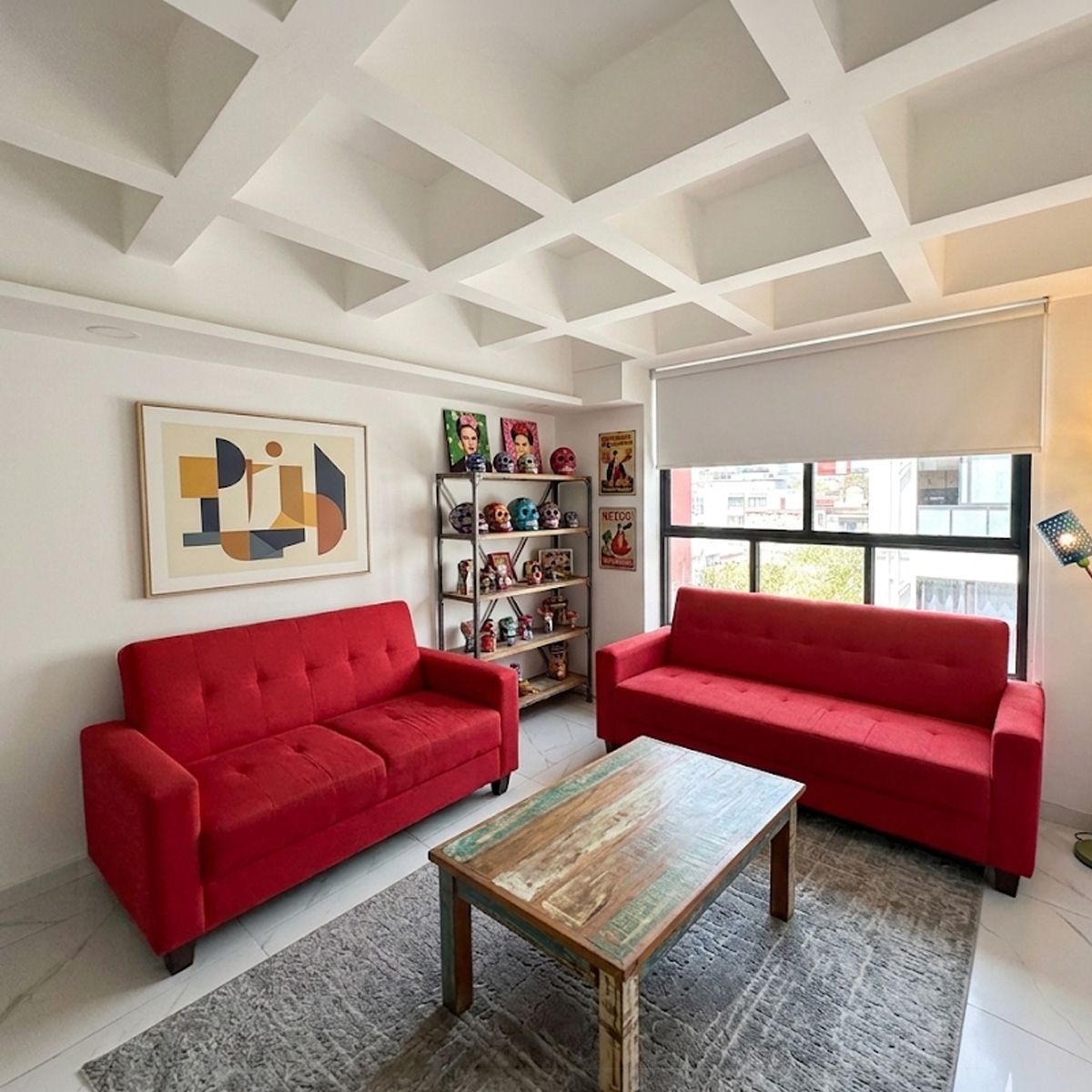 Sala amplia para relajarte o recibir visitas